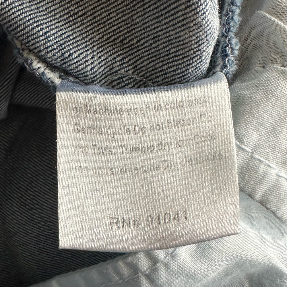 ✨A.Z.I. New York Whitewashed Bailey Jeans Removable Pleated Ruffle Hem Size 8✨ - Picture 6 of 6